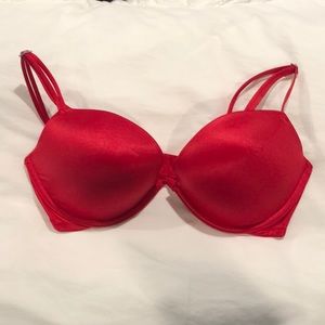 Victoria Secret PINK Bra, Size 34D, Push up, Red